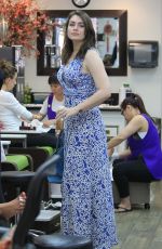 SOPHIE SIMMONS at a Nail Salon in Beverly Hills 06/24/2016