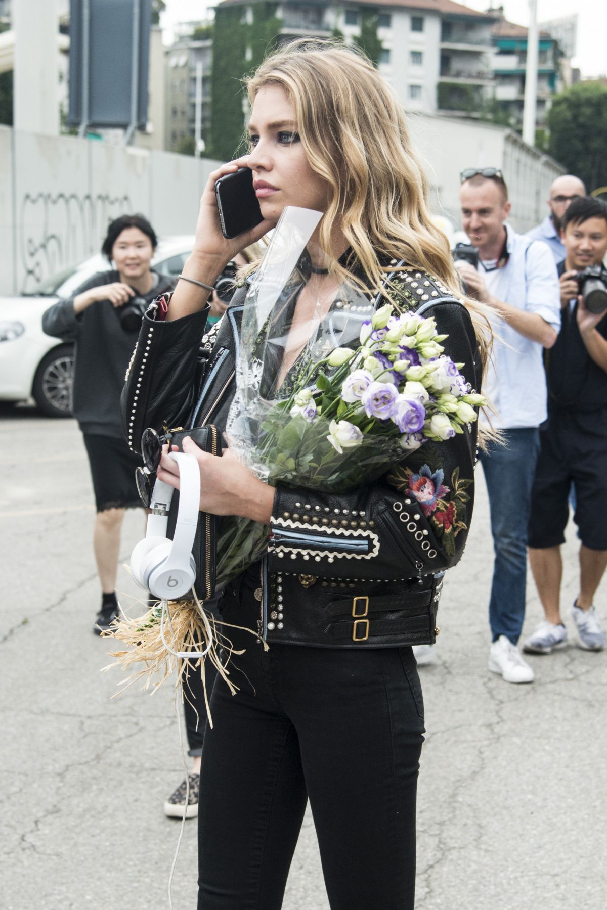 STELLA MAXWELL at Versace Fashion Show in Milan 06/18/2016 – HawtCelebs