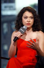 TATIANA MASLANY at AOL Build Speaker Series in New York 06/06/2016
