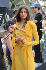 TAYLOR HILL on the Set of a Photoshoot in East Village 06/02/2016