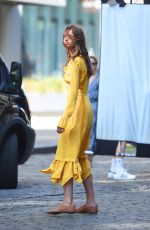 TAYLOR HILL on the Set of a Photoshoot in East Village 06/02/2016