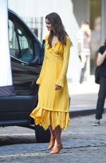 TAYLOR HILL on the Set of a Photoshoot in East Village 06/02/2016