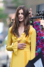 TAYLOR HILL on the Set of a Photoshoot in East Village 06/02/2016