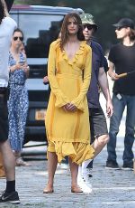 TAYLOR HILL on the Set of a Photoshoot in East Village 06/02/2016