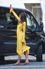 TAYLOR HILL on the Set of a Photoshoot in East Village 06/02/2016