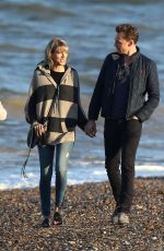 TAYLOR SWIFT and Tom Hiddleston at Suffolk Beach in England 06/25/2016