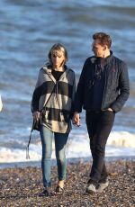 TAYLOR SWIFT and Tom Hiddleston at Suffolk Beach in England 06/25/2016