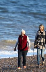 TAYLOR SWIFT and Tom Hiddleston at Suffolk Beach in England 06/25/2016