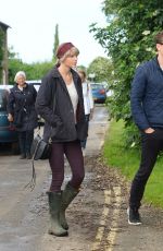 TAYLOR SWIFT and Tom Hiddleston Out in Suffolk 06/26/2016
