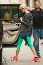 TAYLOR SWIFT in Leggings Out in New York 06/11/2016