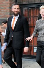 TILDA SWINTON Leaves the Bowery Hotel in New York 06/06/2016