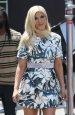 TORI SPELLING in the Set of Extra in Studio City 06/16/2016