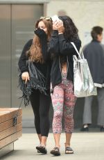 VANESSA and STELLA HUDGENS Headign to a Gym in Los Angeles 06/14/2016