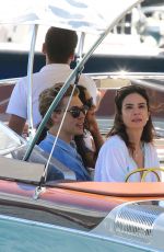 VANESSA HUDGENS at a Boat in Portofino 06/20/2016