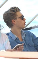 VANESSA HUDGENS at a Boat in Portofino 06/20/2016