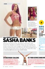 WWE - SASHA BANKS in Muscle & Fitness Hers Magazine, July/August 2016 Issue