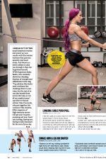 WWE - SASHA BANKS in Muscle & Fitness Hers Magazine, July/August 2016 Issue