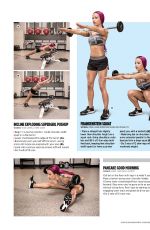 WWE - SASHA BANKS in Muscle & Fitness Hers Magazine, July/August 2016 Issue