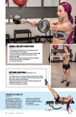 WWE - SASHA BANKS in Muscle & Fitness Hers Magazine, July/August 2016 Issue