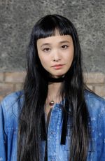 YUKA MANNAMI at Gvenchy Fashion Show in Paris 06/24/2016