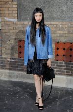 YUKA MANNAMI at Gvenchy Fashion Show in Paris 06/24/2016