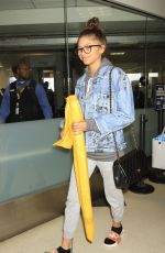 ZENDAYA COLEMAN at LAX Airport in Los Angeles 06/02/2016