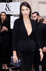 ADRIANA LIMA Arrives at Ralph & Russo Fashion Show in Paris 07/04/2016