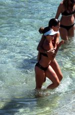 ADRIANA LIMA in Bikini on the Beach in Mykonos 07/10/2016