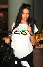 ADRIANA LIMA Leaves Fasano Restaurant in Sao Paulo 06/30/2016