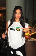 ADRIANA LIMA Leaves Fasano Restaurant in Sao Paulo 06/30/2016