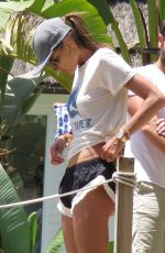 ALESSANDRA AMBROSIO and Jamie Mazur at a Bike Ride in Marbella 07/17/2016