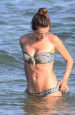 ALESSANDRA AMBROSIO in Bikini at a Beach in Ibiza 07/01/2016