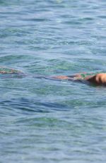 ALESSANDRA AMBROSIO in Bikini at a Beach in Mykonos 07/13/2016
