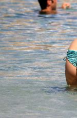 ALESSANDRA AMBROSIO in Bikini at a Beach in Mykonos 07/13/2016