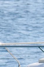 ALESSANDRA AMBROSIO in Bikini at a Boat in Ibiza 07/03/2016
