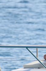 ALESSANDRA AMBROSIO in Bikini at a Boat in Ibiza 07/03/2016