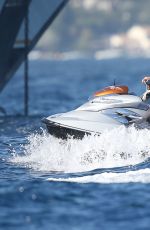 ALESSANDRA AMBROSIO in Bikini at a Yacht in France 07/19/2016