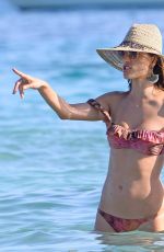 ALESSANDRA AMBROSIO in Bikini on a Beach in Ibiza 07/02/2016