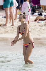 ALESSANDRA AMBROSIO in Bikini on the Beach in Ibiza 07/04/2016