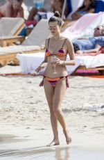 ALESSANDRA AMBROSIO in Bikini on the Beach in Ibiza 07/04/2016