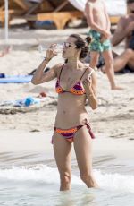 ALESSANDRA AMBROSIO in Bikini on the Beach in Ibiza 07/04/2016