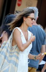ALESSANDRA AMBROSIO Out and About in St. Tropez 07/21/2016