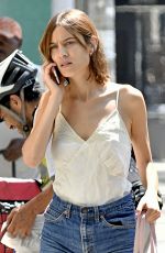 ALEXA CHUBG in Jeans Shorts Out in New York 07/25/2016