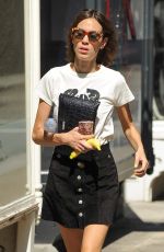 ALEXA CHUNG in Short Skirt Out in New York 07/19/2016