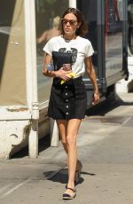 ALEXA CHUNG in Short Skirt Out in New York 07/19/2016