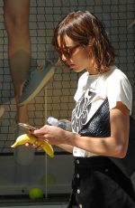 ALEXA CHUNG in Short Skirt Out in New York 07/19/2016