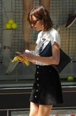 ALEXA CHUNG in Short Skirt Out in New York 07/19/2016