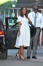 ALEXANDRA BURKE Arrives at Lorraine Show in London 07/19/2016