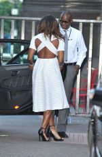 ALEXANDRA BURKE Arrives at Lorraine Show in London 07/19/2016