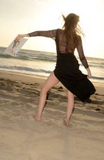 ALICIA ARDEN on the Set of Photoshoot for Vinylife in Malibu 07/17/2016